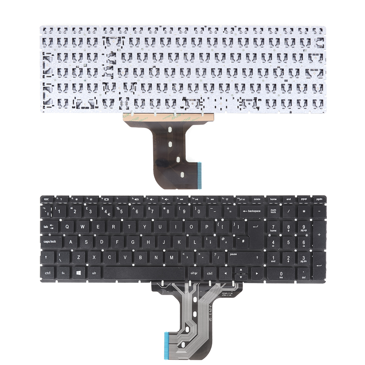 Picture of New Replacement Laptop Keyboard For HP Pavilion 15-AC 15-AF 250 G4 255 G4 BLACK (Without FRAME,Without Foil,Win8) Uk Layout